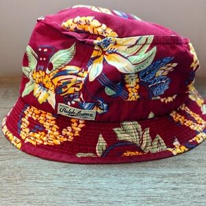 Ralph Lauren Bucket Hat Unisex Size Large X- Large Tropical